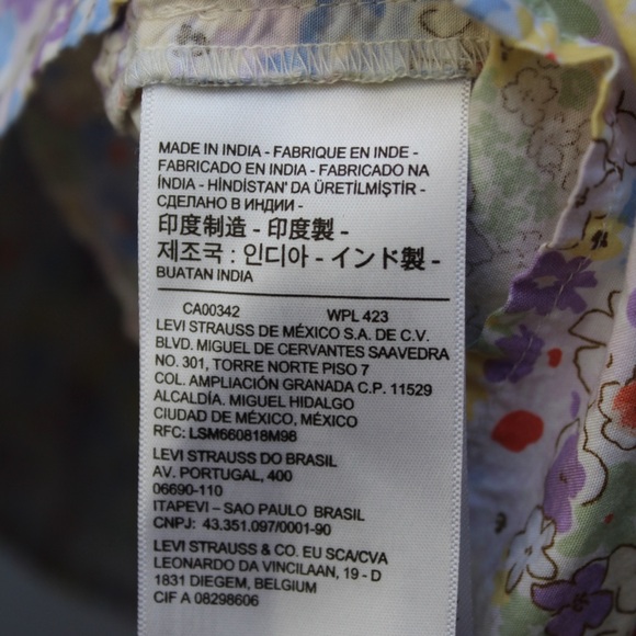 Levi's Multicolor Floral Mini Dress - Picture 10 of 10